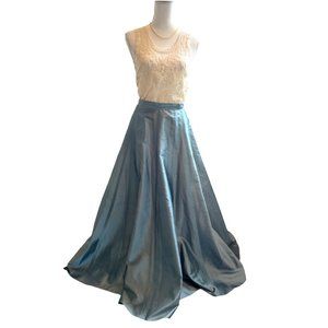 Marisa Baratelli 100% Thai Silk A-Line Skirt